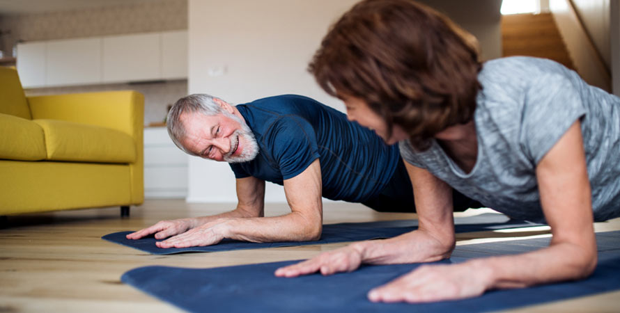 Plank exercises for seniors