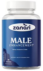 Zanari Male Gummies Review – Male Enhancement Supplement Bottle Image